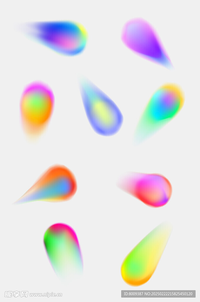 流星尾巴卡通插画