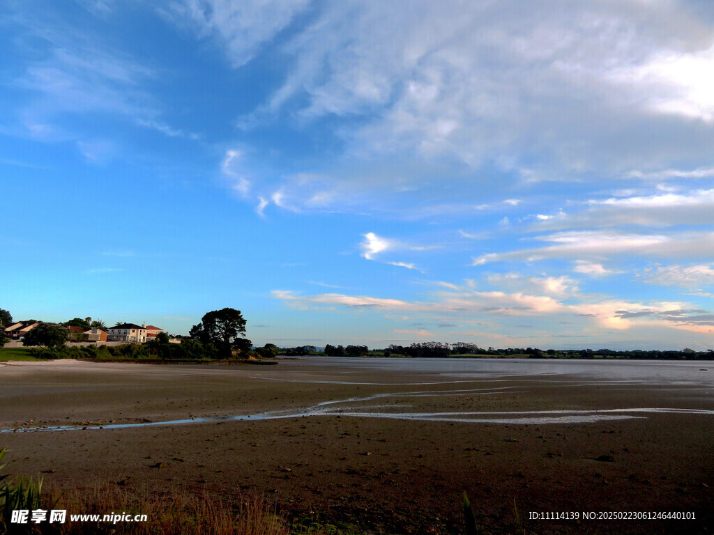 奥克兰海边小镇风景