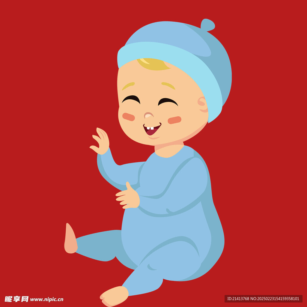 手绘卡通婴儿
