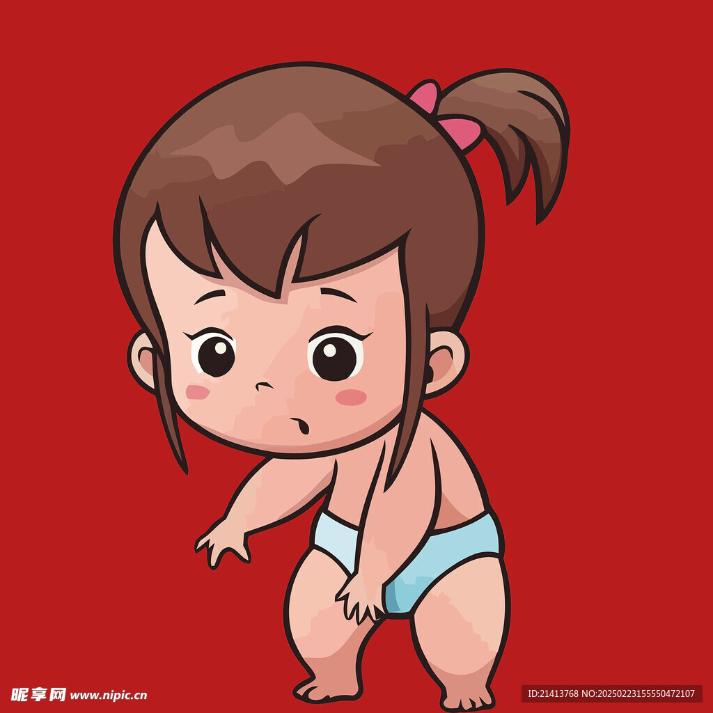 手绘卡通儿童
