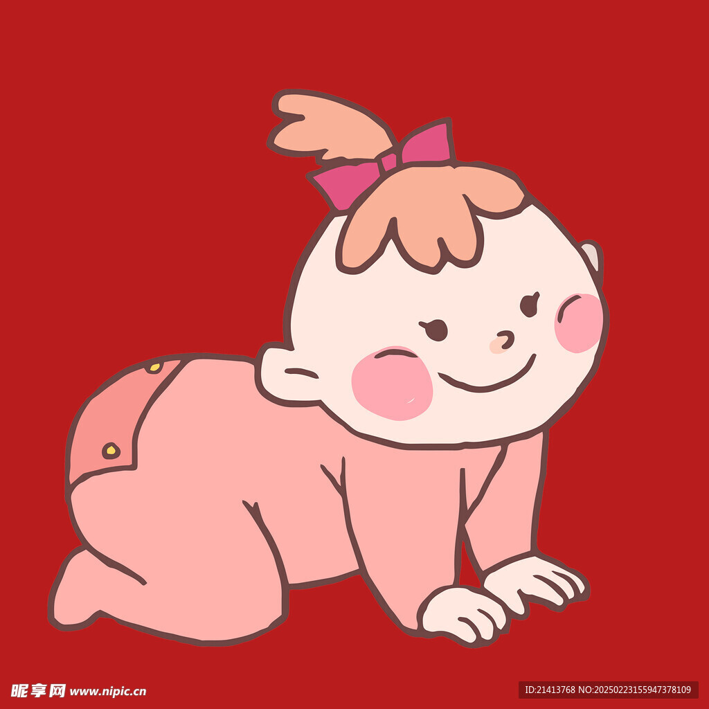 手绘卡通儿童
