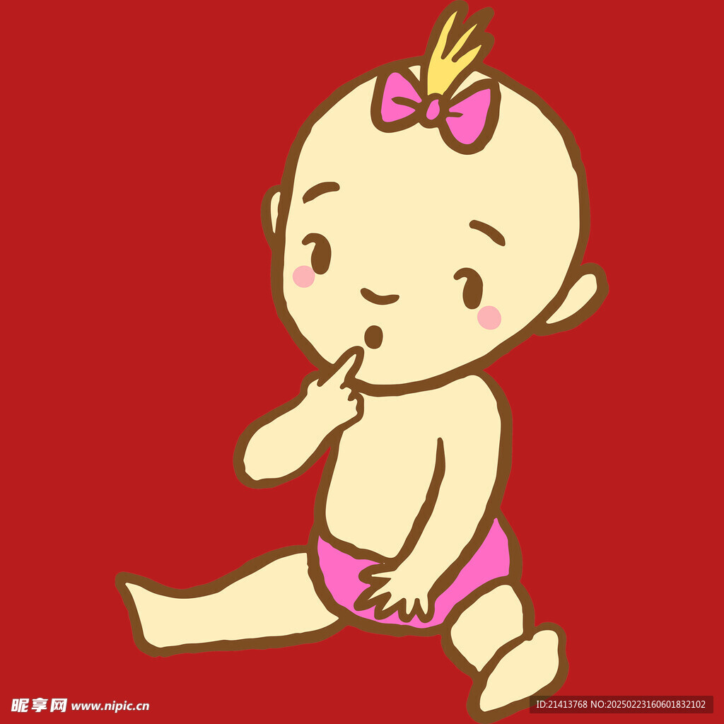 手绘卡通儿童