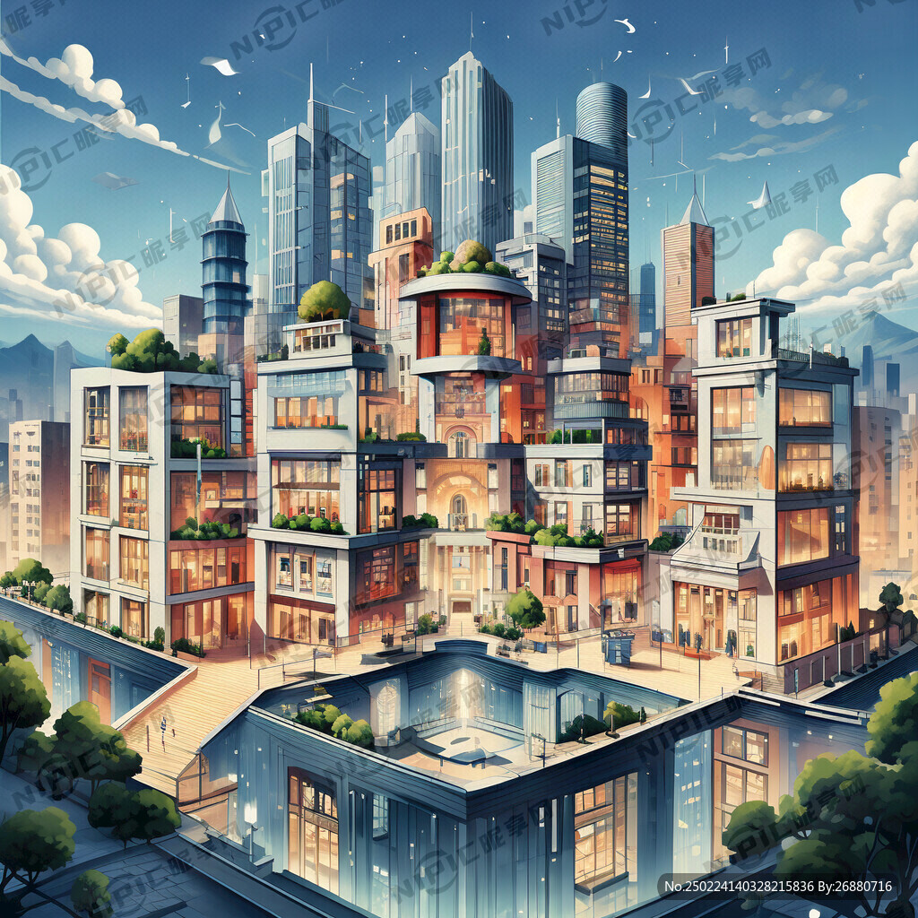 建筑插画
