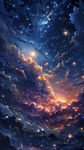 满天繁星星空点点唯美梦幻