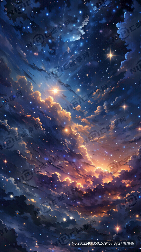 满天繁星星空点点唯美梦幻