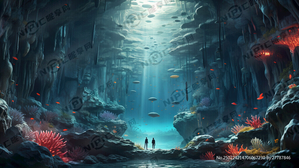 海底世界洞穴好看
