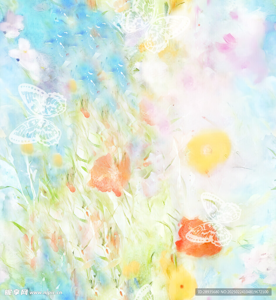 扎染花