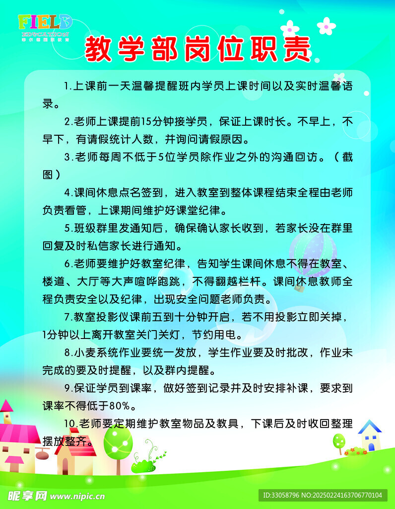 岗位职责