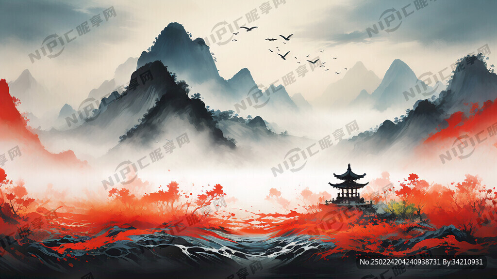 生产一张艺术扎根大地的背景海报