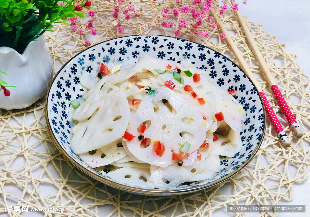 凉拌藕片