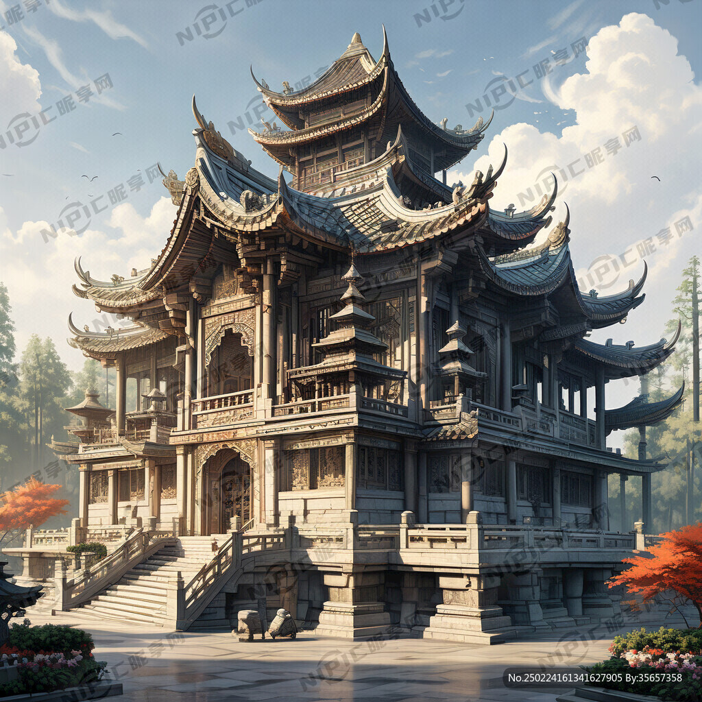 我需要一长度6米 有飞檐。宝鼎