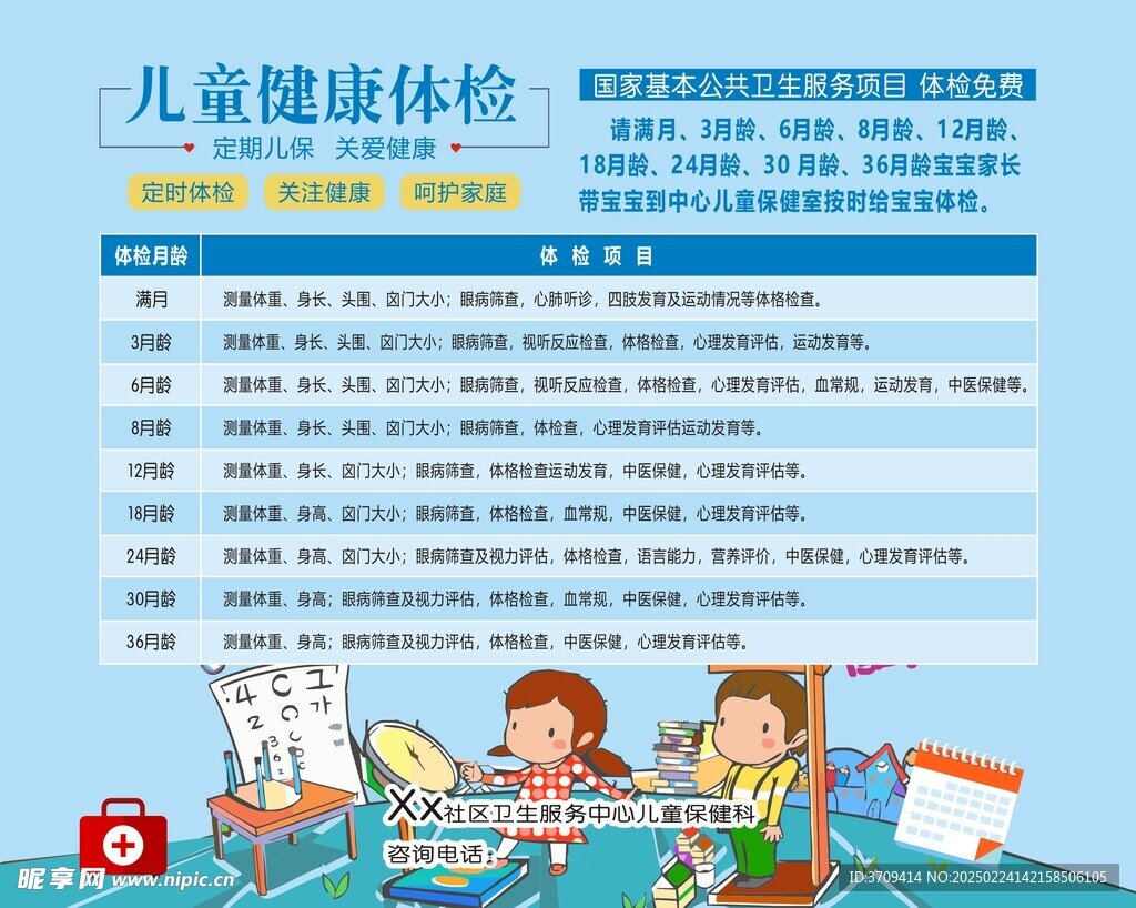儿保 体检公示