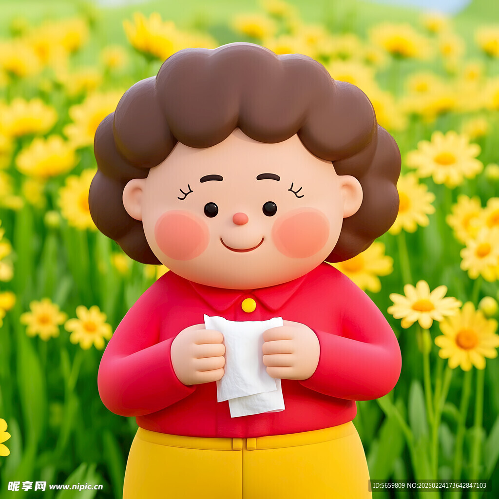 花粉过敏的人