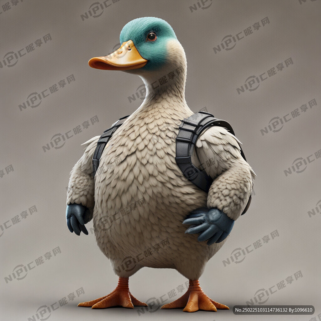 高大威猛 霸气侧漏的鸭子