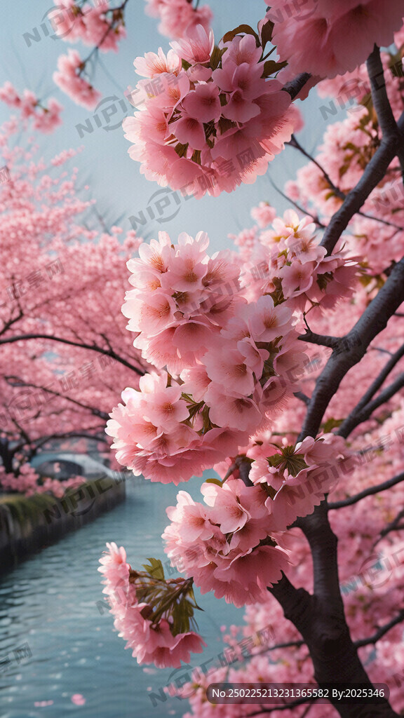 樱花 粉红色