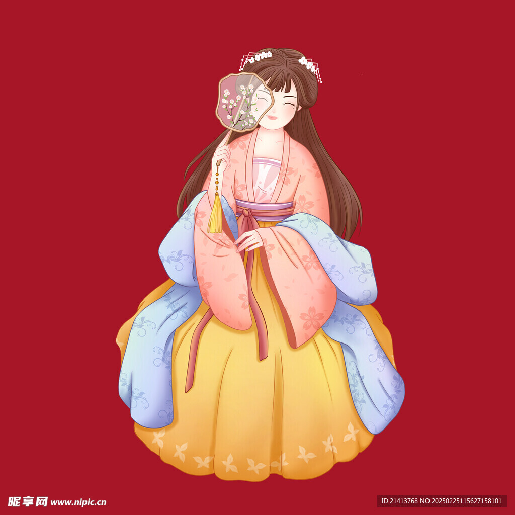 古风美女插画