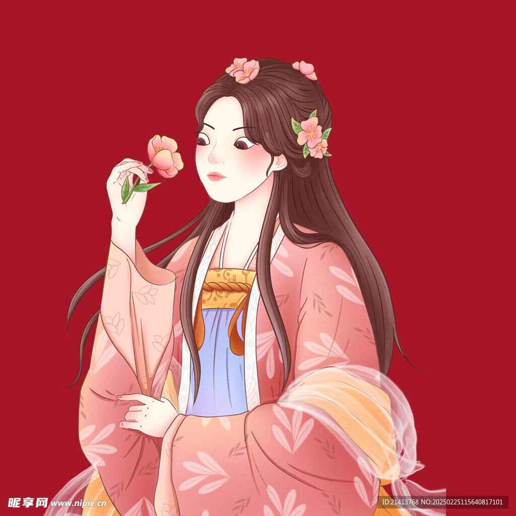 古风美女插画