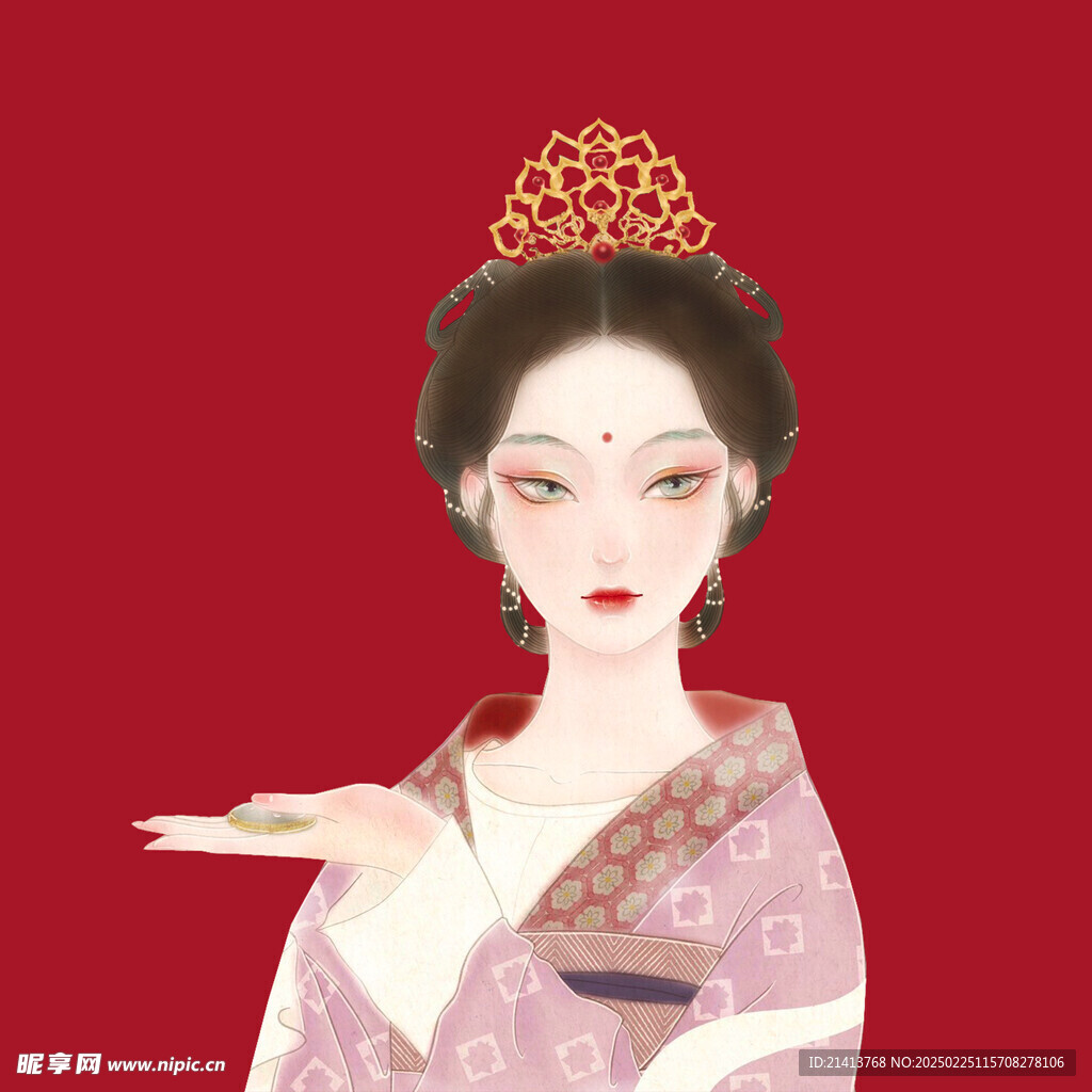古风美女插画