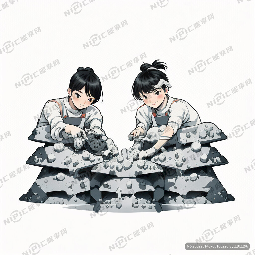 2个人在工厂打螺丝
