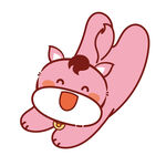 小萌马卡通插画表情包