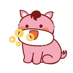 小萌马卡通插画表情包