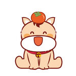 小萌马卡通插画表情包