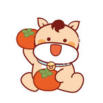 小萌马卡通插画表情包