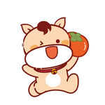小萌马卡通插画表情包