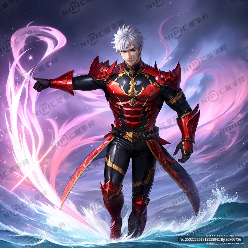 魔童 踩着风火轮在海面上