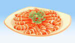 插画虾