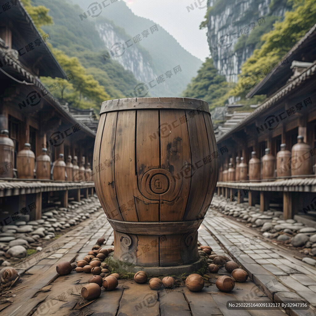 峨眉山橡木桶