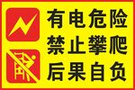 警示牌