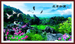 壁画 风景如画