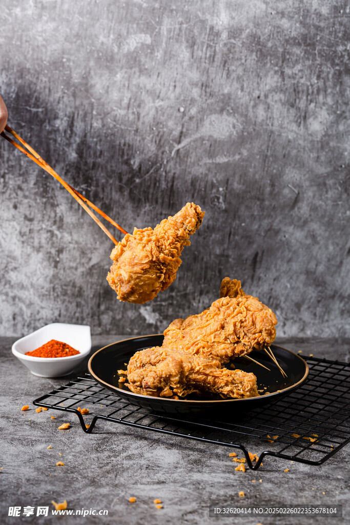 香辣鸡腿