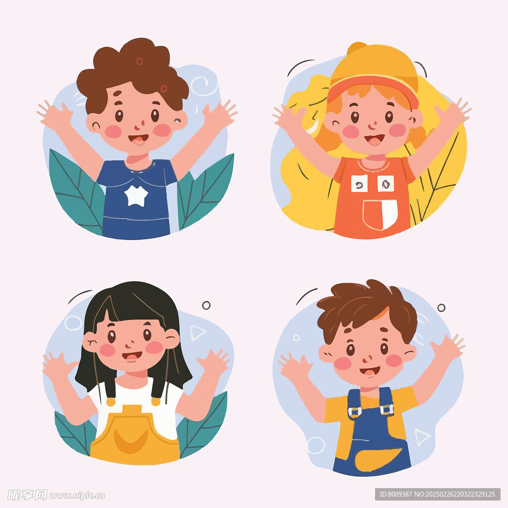 可爱卡通幼儿插画