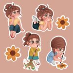 可爱卡通小女孩插画