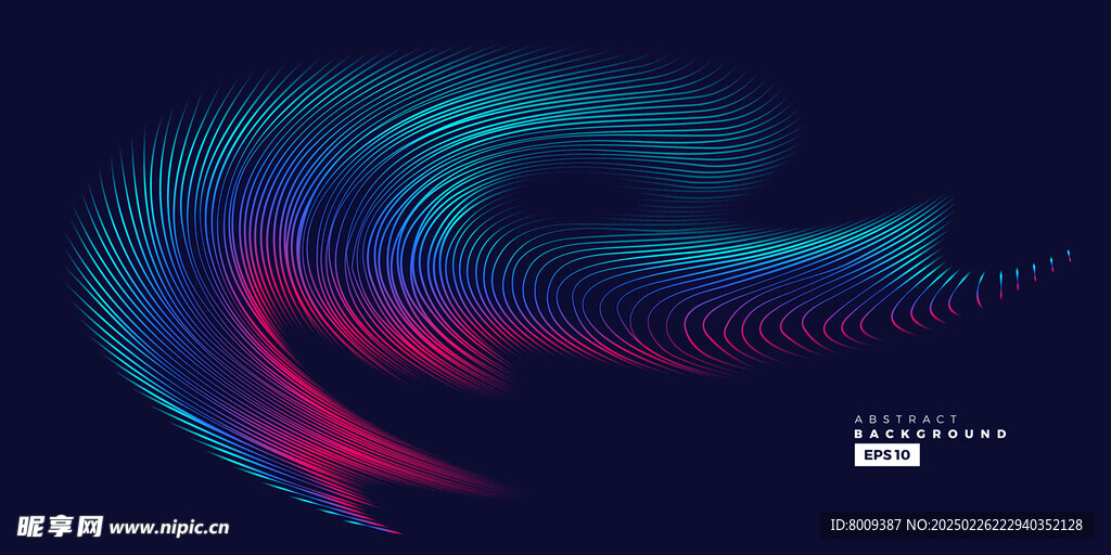 抽象线条背景banner