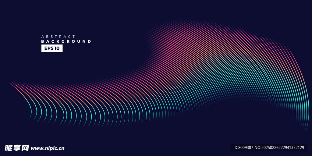 抽象线条背景banner
