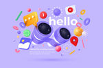 发现3D卡通元素