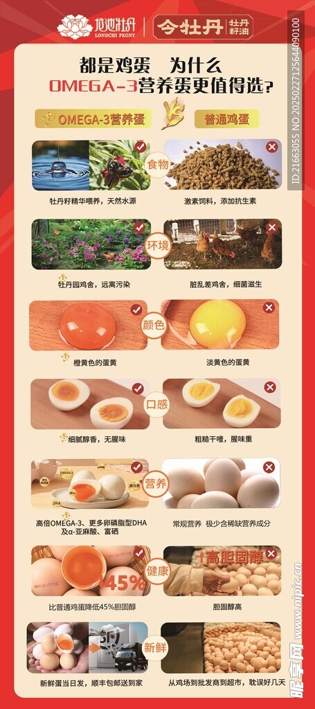 鸡蛋展架广告