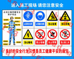 进入施工现场 请您注意安全