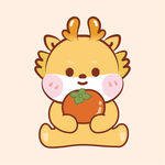 小飞龙顶水果卡通