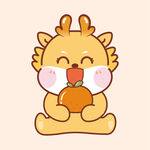 小飞龙顶水果卡通