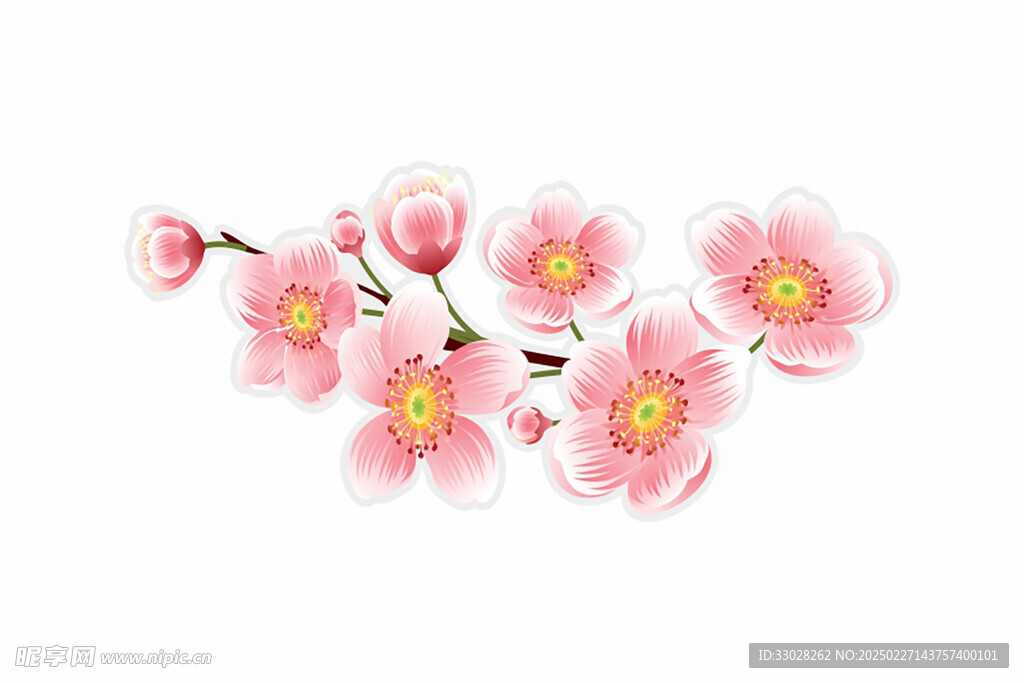 桃花素材