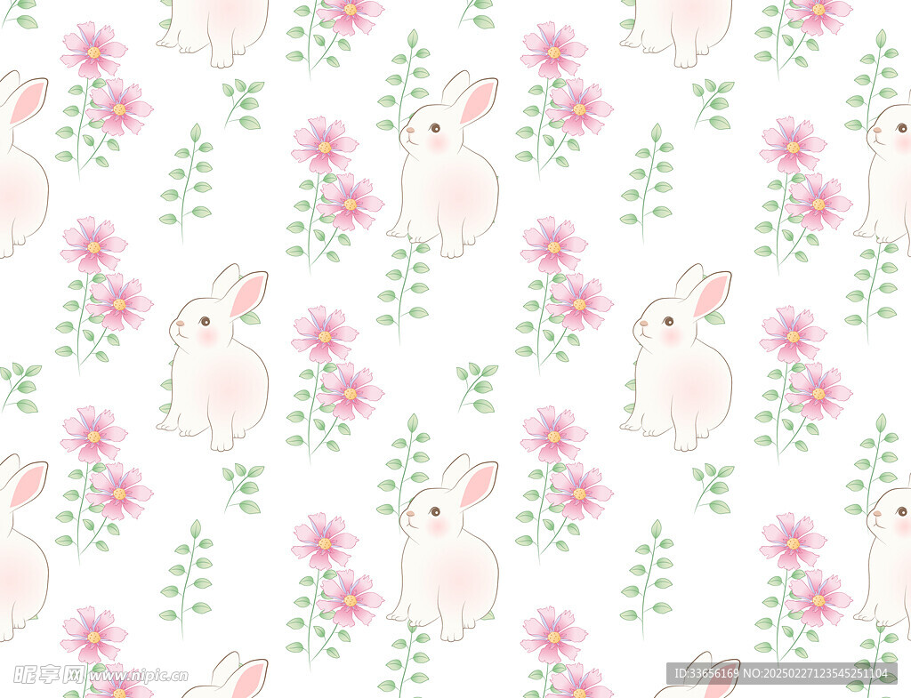春天花纹