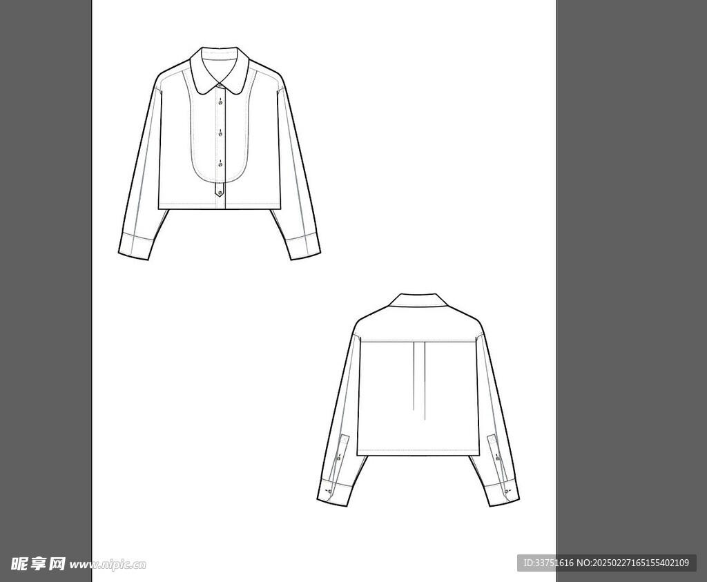 服装款式衬衫