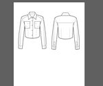 服装款式矢量图