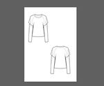 服装款式矢量图