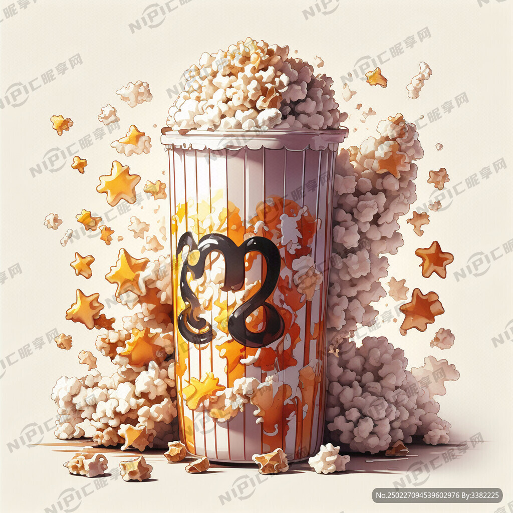 安歌爆米花 艺术字