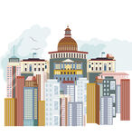 现代城市插画